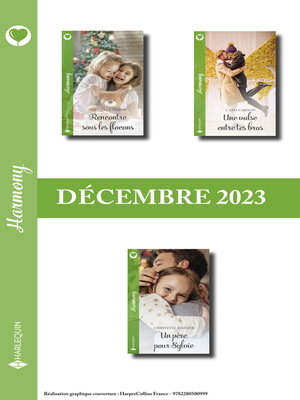 cover image of Pack mensuel Harmony--3 romans (décembre 2023)